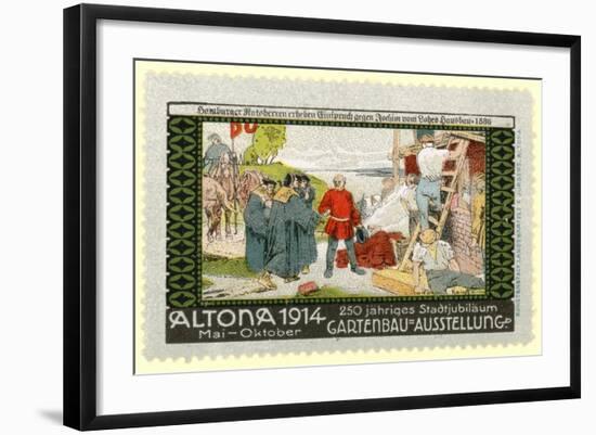 Horticulural Exhibition, Altona, Germany, 1914-null-Framed Giclee Print