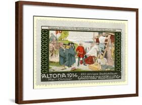 Horticulural Exhibition, Altona, Germany, 1914-null-Framed Giclee Print