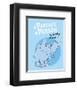 Horton Hears a Who (blue circle)-Theodor (Dr. Seuss) Geisel-Framed Art Print