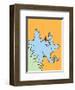 Horton Hears a Who (on orange)-Theodor (Dr. Seuss) Geisel-Framed Art Print