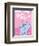 Horton Hears a Who (on pink)-Theodor (Dr. Seuss) Geisel-Framed Art Print