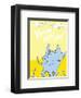 Horton Hears a Who (on yellow)-Theodor (Dr. Seuss) Geisel-Framed Art Print