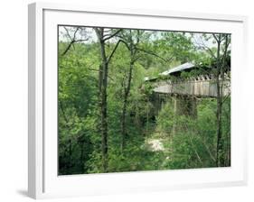 Horton Mill Covered Bridge, Alabama, USA-William Sutton-Framed Photographic Print