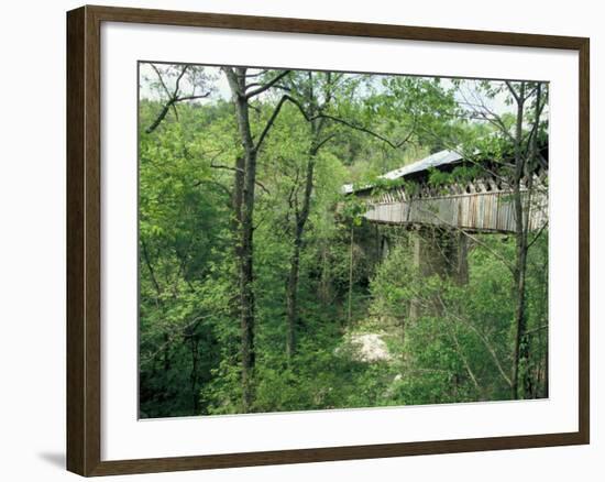 Horton Mill Covered Bridge, Alabama, USA-William Sutton-Framed Photographic Print