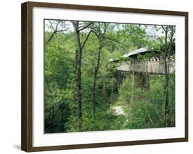 Horton Mill Covered Bridge, Alabama, USA-William Sutton-Framed Photographic Print