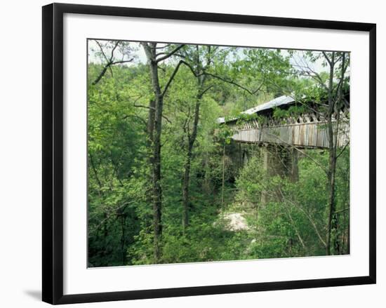 Horton Mill Covered Bridge, Alabama, USA-William Sutton-Framed Photographic Print