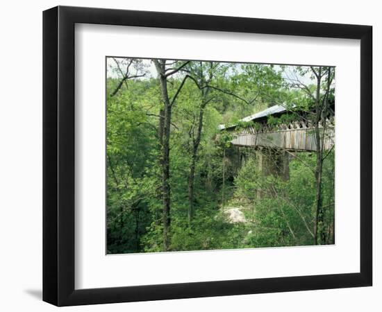 Horton Mill Covered Bridge, Alabama, USA-William Sutton-Framed Photographic Print