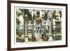 Horton Plaza Fountain-null-Framed Art Print