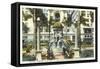 Horton Plaza Fountain-null-Framed Stretched Canvas