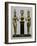 Horus and Isis to Either Side of Osiris upon a Column, Third Intermediate Period 985-715 BC-null-Framed Photographic Print