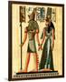 Horus and Nefertiti-null-Framed Premium Giclee Print