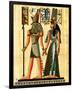 Horus and Nefertiti-null-Framed Premium Giclee Print