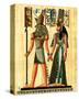 Horus and Nefertiti-null-Stretched Canvas