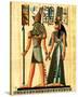 Horus and Nefertiti-null-Stretched Canvas