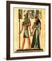 Horus and Nefertiti-null-Framed Art Print