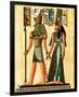 Horus and Nefertiti-null-Framed Art Print