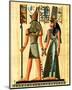 Horus and Nefertiti-null-Mounted Art Print