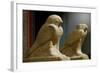 Horus in Form of Hawk, Stone Statues-null-Framed Giclee Print