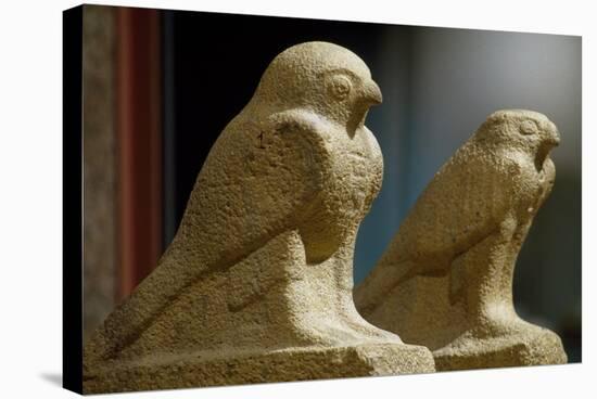 Horus in Form of Hawk, Stone Statues-null-Stretched Canvas