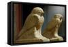 Horus in Form of Hawk, Stone Statues-null-Framed Stretched Canvas