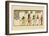 Horus, Ras, Isis and Ra-Ta-J. Gardner Wilkinson-Framed Art Print