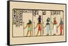 Horus, Ras, Isis and Ra-Ta-J. Gardner Wilkinson-Framed Stretched Canvas