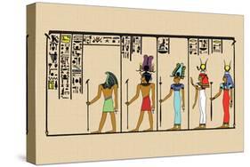 Horus, Ras, Isis and Ra-Ta-J. Gardner Wilkinson-Stretched Canvas