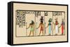 Horus, Ras, Isis and Ra-Ta-J. Gardner Wilkinson-Framed Stretched Canvas