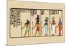 Horus, Ras, Isis and Ra-Ta-J. Gardner Wilkinson-Mounted Art Print