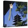 Horyu-Ji Temple Pagoda, Nara, Kansai, Japan-Christopher Rennie-Stretched Canvas