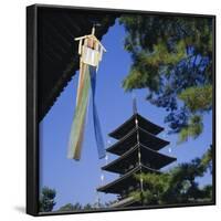 Horyu-Ji Temple Pagoda, Nara, Kansai, Japan-Christopher Rennie-Framed Photographic Print