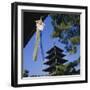 Horyu-Ji Temple Pagoda, Nara, Kansai, Japan-Christopher Rennie-Framed Photographic Print