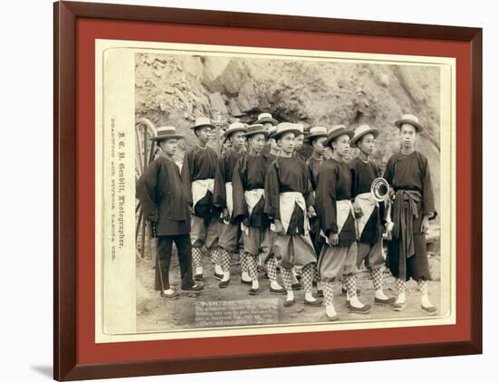 Hose Team. the Champion Chinese Hose Team of America-John C. H. Grabill-Framed Giclee Print