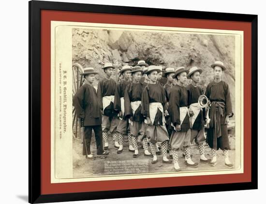 Hose Team. the Champion Chinese Hose Team of America-John C. H. Grabill-Framed Giclee Print