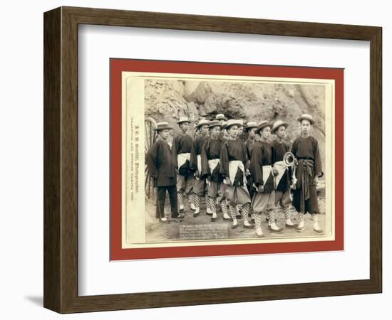 Hose Team. the Champion Chinese Hose Team of America-John C. H. Grabill-Framed Giclee Print