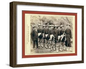 Hose Team. the Champion Chinese Hose Team of America-John C. H. Grabill-Framed Giclee Print