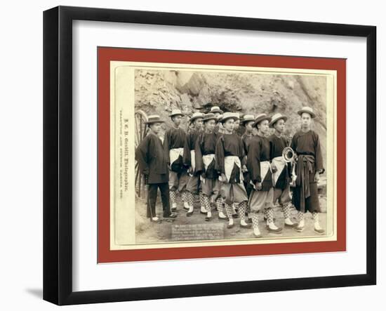 Hose Team. the Champion Chinese Hose Team of America-John C. H. Grabill-Framed Giclee Print