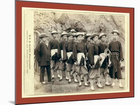 Hose Team. the Champion Chinese Hose Team of America-John C. H. Grabill-Mounted Giclee Print