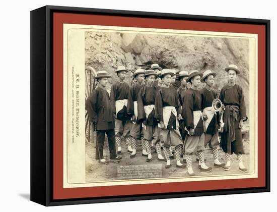 Hose Team. the Champion Chinese Hose Team of America-John C. H. Grabill-Framed Stretched Canvas