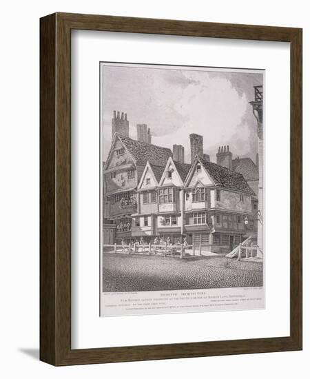 Hosier Lane, London, 1811-John Thomas Smith-Framed Giclee Print