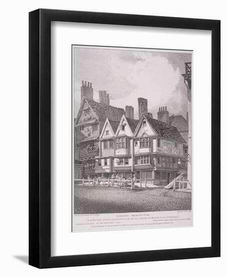 Hosier Lane, London, 1811-John Thomas Smith-Framed Giclee Print