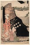 The Courtesans Mitsuhata, Senzan, Misayama, Itotaki, and Oribae-Hosoda Eishi-Giclee Print