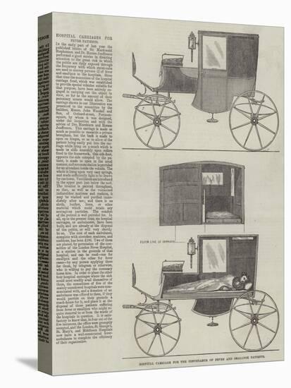 Hospital Carriage for the Conveyance of Fever and Smallpox Patients-null-Stretched Canvas