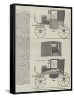 Hospital Carriage for the Conveyance of Fever and Smallpox Patients-null-Framed Stretched Canvas