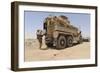 Hospital Corpsman Loads Up a Mine Resistant Ambush Protected Vehicle-null-Framed Photographic Print