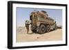 Hospital Corpsman Loads Up a Mine Resistant Ambush Protected Vehicle-null-Framed Photographic Print