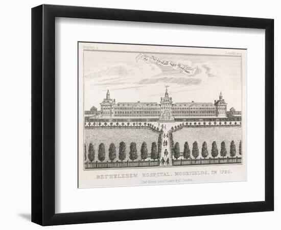 Hospital for the Insane Known as Bedlam-null-Framed Photographic Print