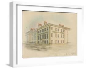 Hospital for Women, Soho Square, London-null-Framed Giclee Print