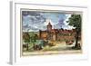 Hospital Gate, Nuremberg, Germany, 17th or 18th Century-John Adam-Framed Giclee Print