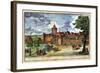 Hospital Gate, Nuremberg, Germany, 17th or 18th Century-John Adam-Framed Giclee Print